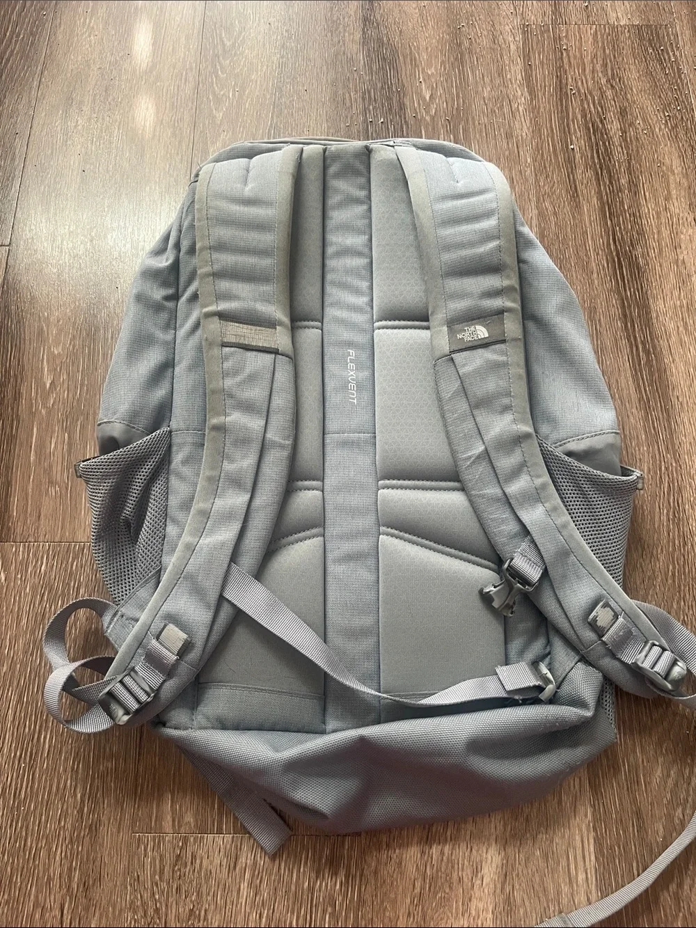 The North Face Jester Backpack - Light Gray with Black Bungee